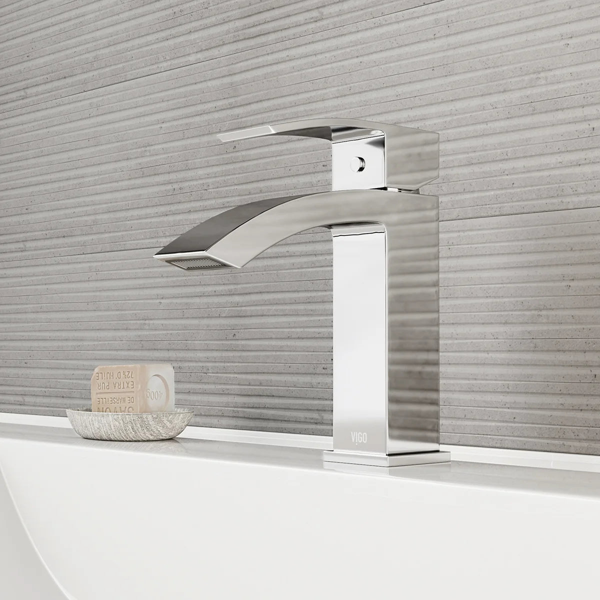 VIGO Satro Bathroom Faucet Chrome