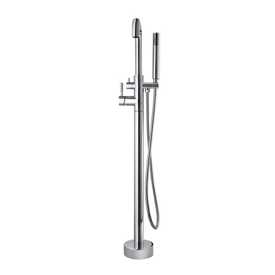 OVE - Mikhail Freestanding Bathtub Faucet with Hand Shower