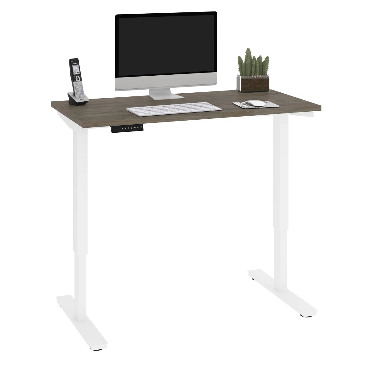 Bestar Viva Modern 120.9 (47.6 in.) Height Adjustable Desk