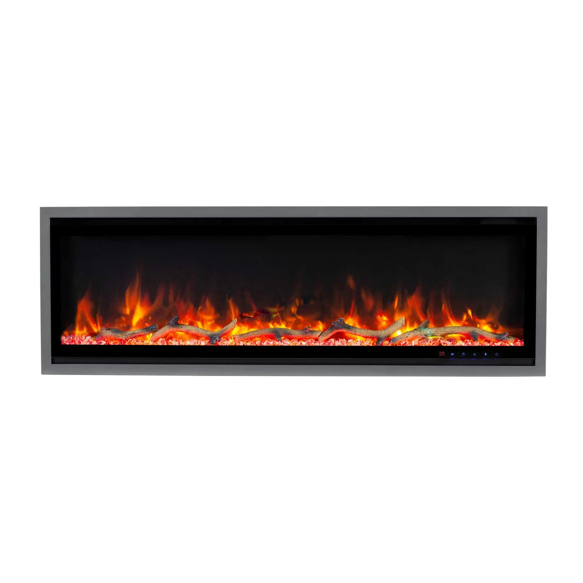 Paramount Kennedy II 139.7 cm (55 in.) Wall Mounted Electric Fireplace