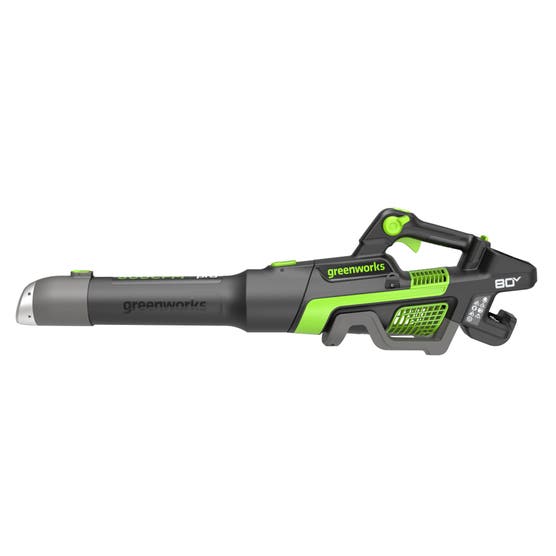 Greenworks 80V 17" Push Mower and 800 CFM 200 MPH Blower, 4Ah Battery and 2A Charger Included
