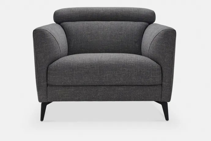 GILMAN CREEK ACCENT CHAIR GREY FABRIC (No Box)