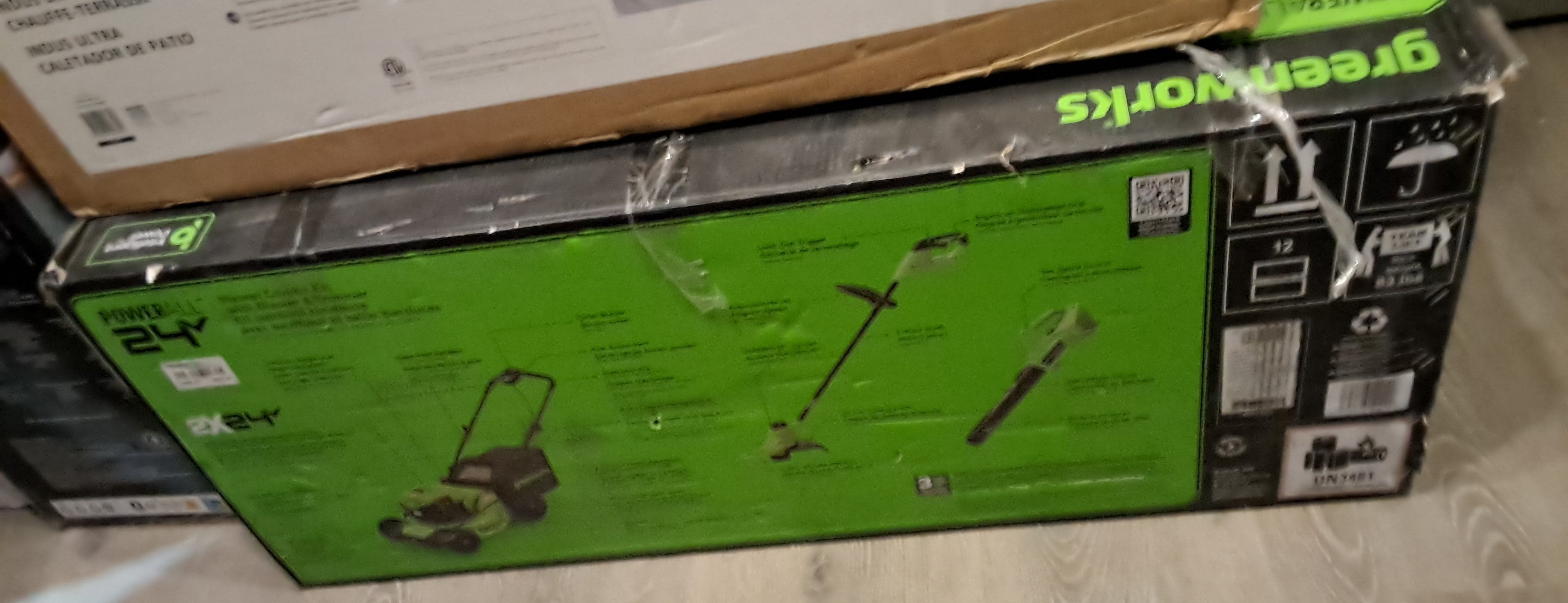 Greenworks 80V TRIO Combo 21-in Brushless Push Mower & 16-in Brushless String Trimmer & 730 CFM - 170 MPH Brushless Blower Combo, (2) 2.0Ah Batteries and 4A Rapid Charger Included