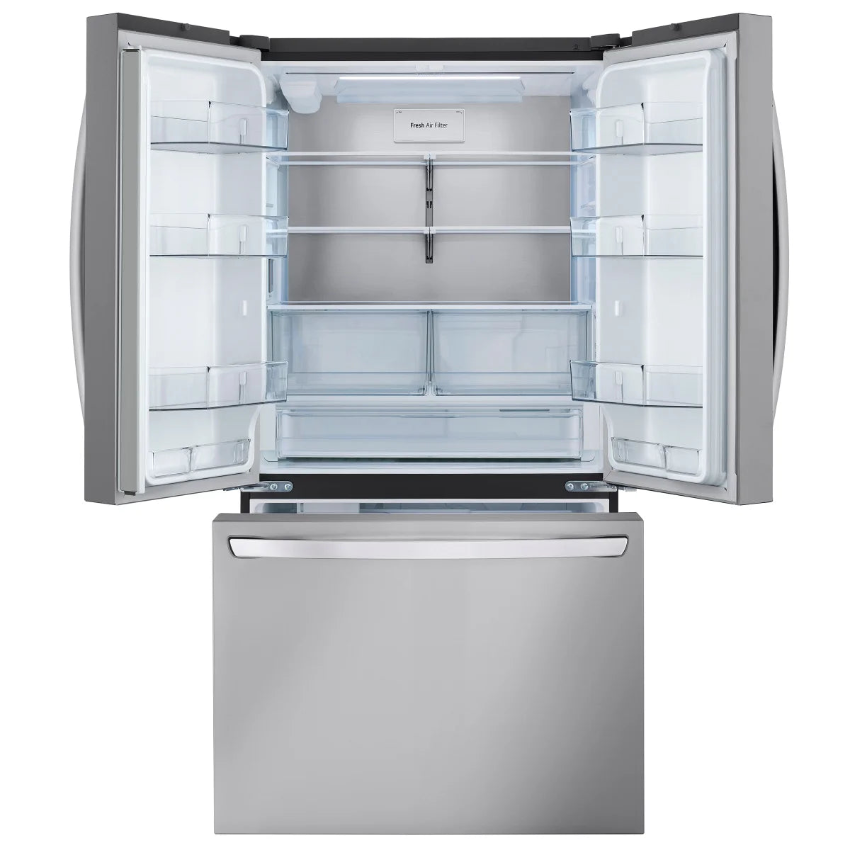 LG 36 in. 27 cu. ft. Smudge Resistant Stainless Steel Counter-Depth French Door Refrigerator with Internal Water Dispenser