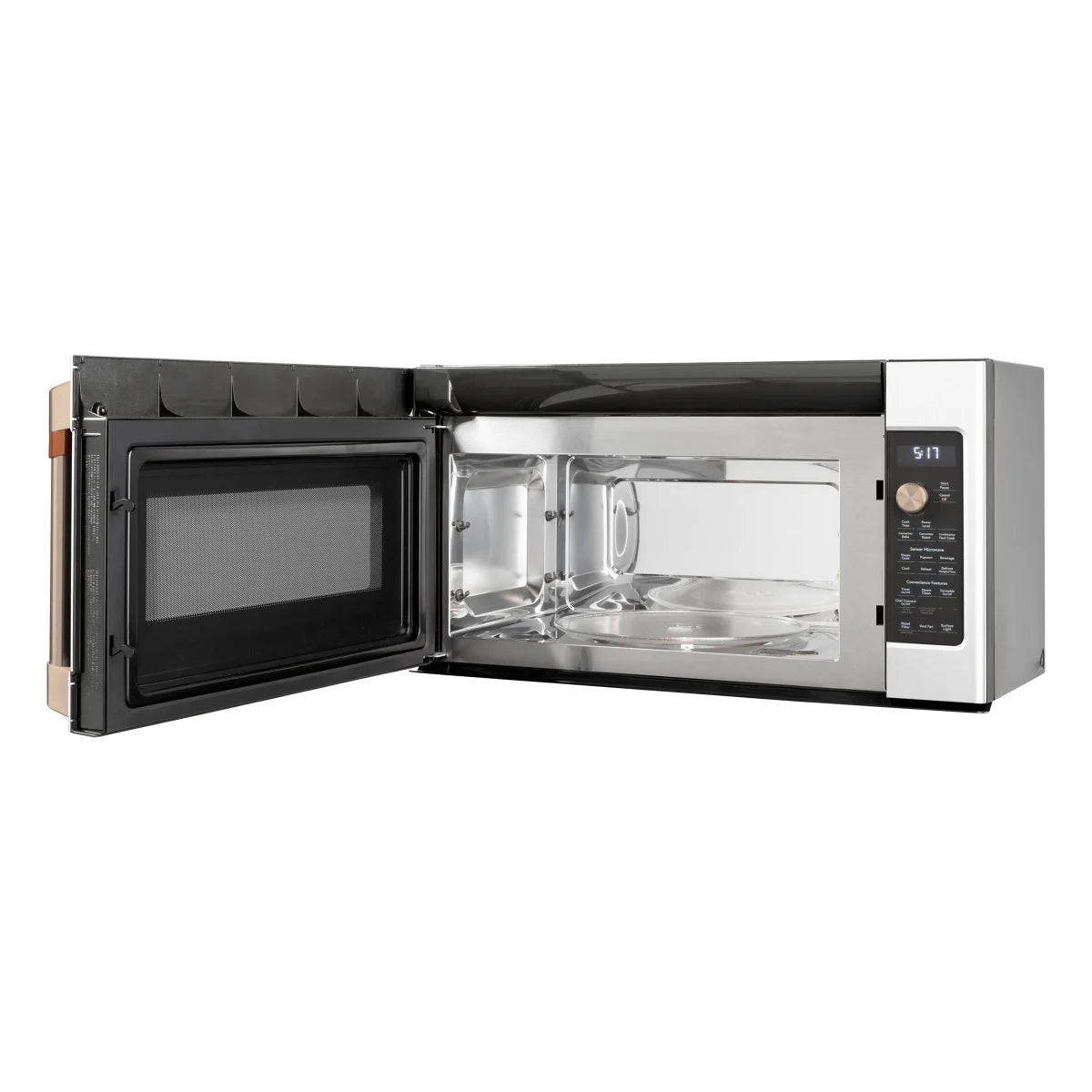 Café 1.7 cu ft. Stainless Steel Over the Range Microwave Oven with Convection Cooking , 300 CFM
