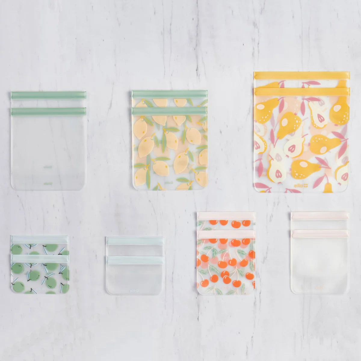 Ello Reusable Food Storage Bags, 14-piece