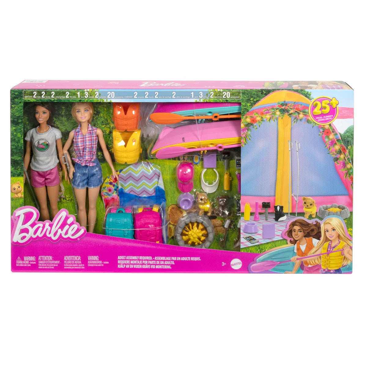 Barbie Outdoor Camping Adventure Playset