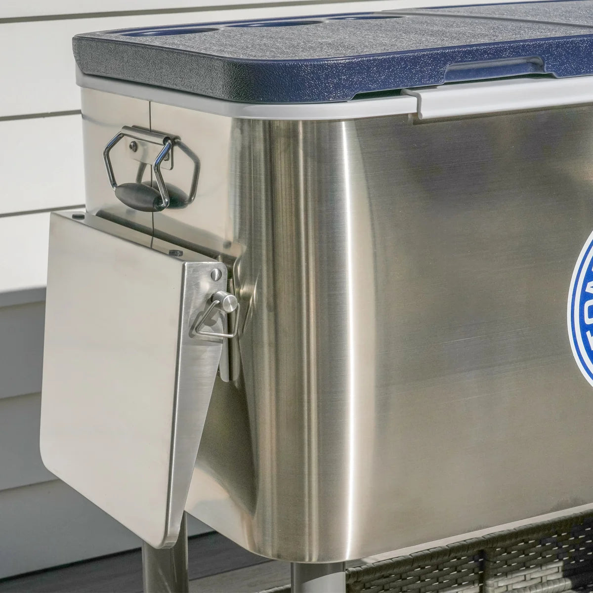 Tommy Bahama Stainless Steel 94.6 L (100 qt) Rolling Cooler