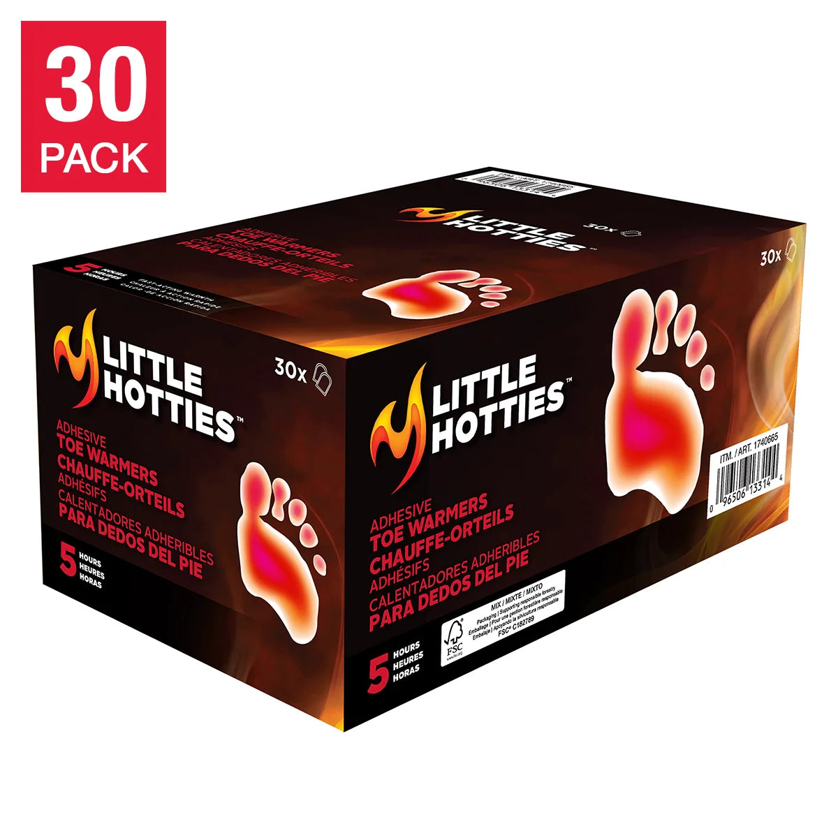 Little Hotties Toe Warmers - Box of 30 Pairs