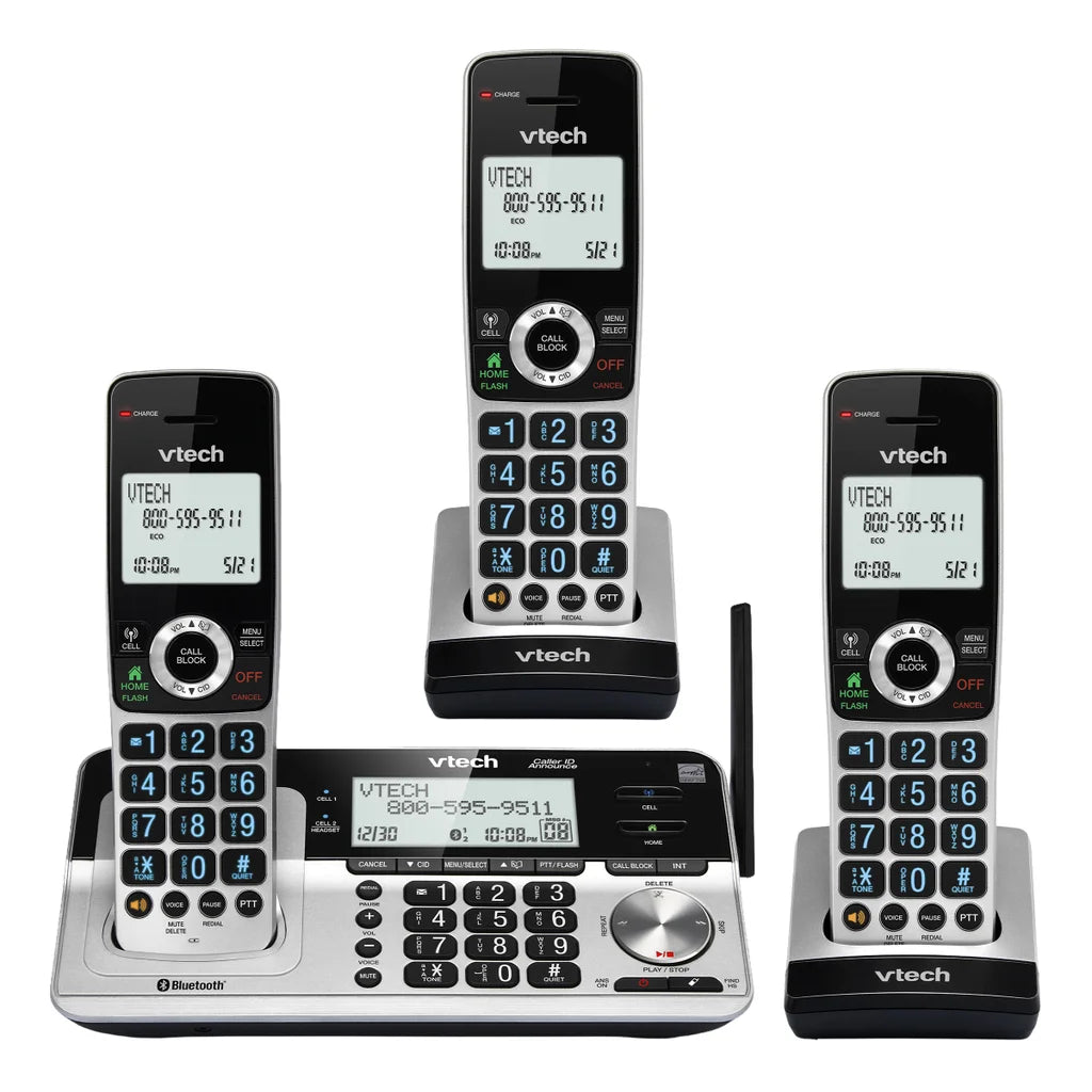 VTech 3-handset Phone System with Connect to Cell