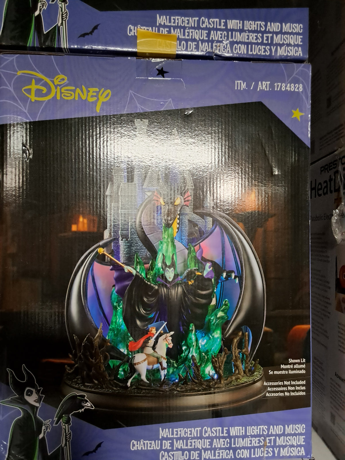 Disney Halloween Maleficent Castle with Lights and Music