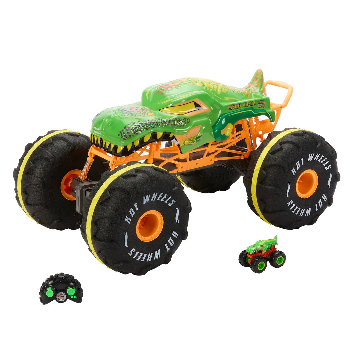 Hot Wheels Mega Wrex RC with Mini Diecast Replica
