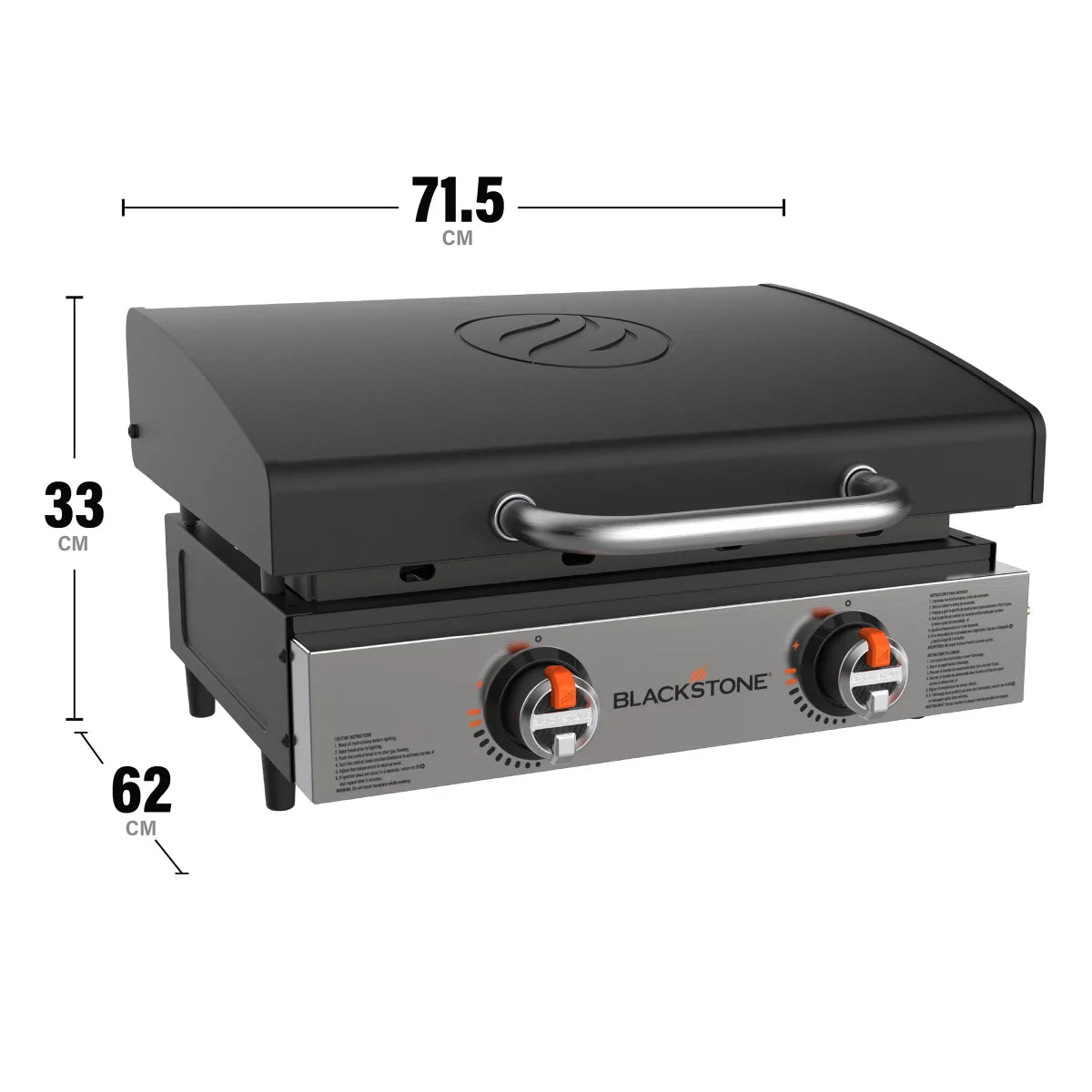 Blackstone Original 22” Tabletop Griddle with Hood Bundle