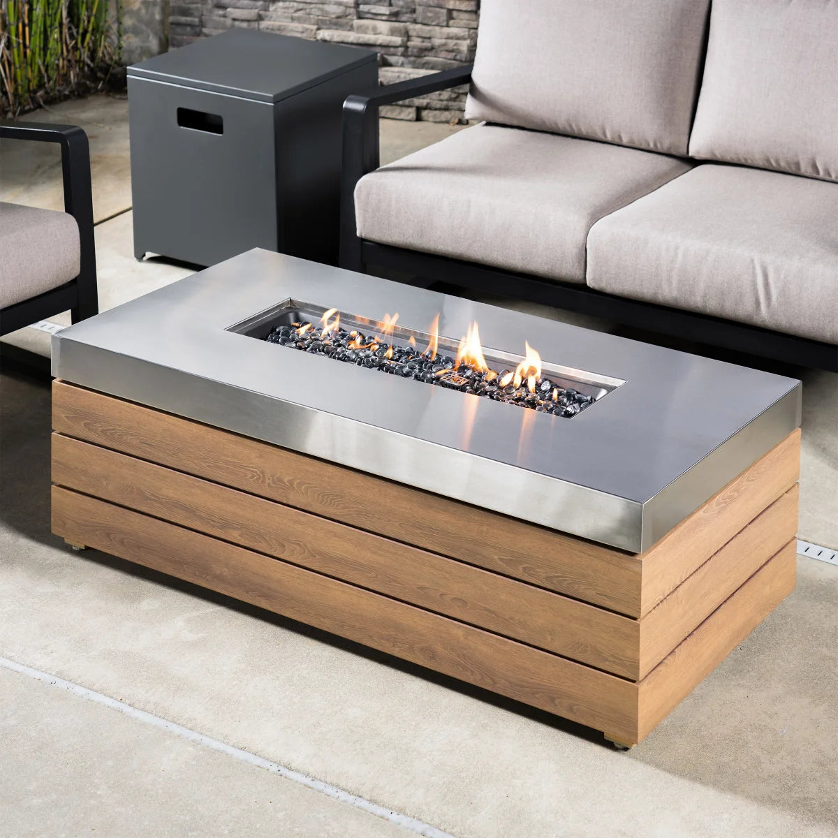 Shane Firepit with Tank Cover