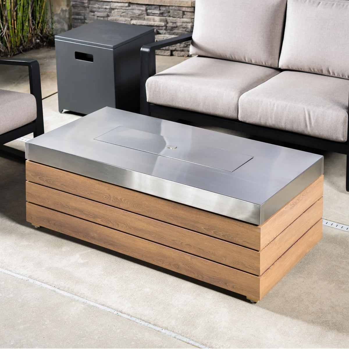 Shane Firepit with Tank Cover