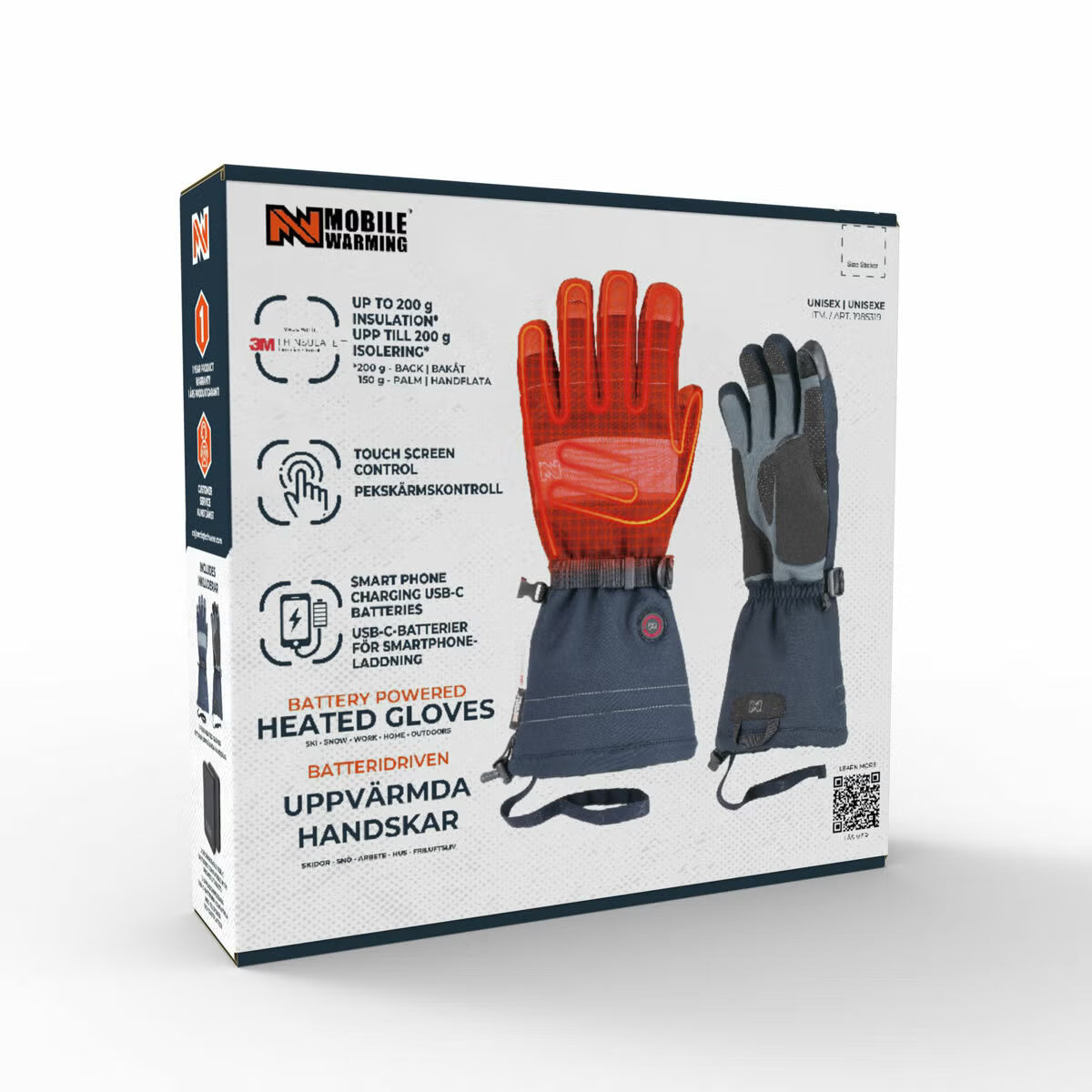 The Mobile Warming Heated Gloves