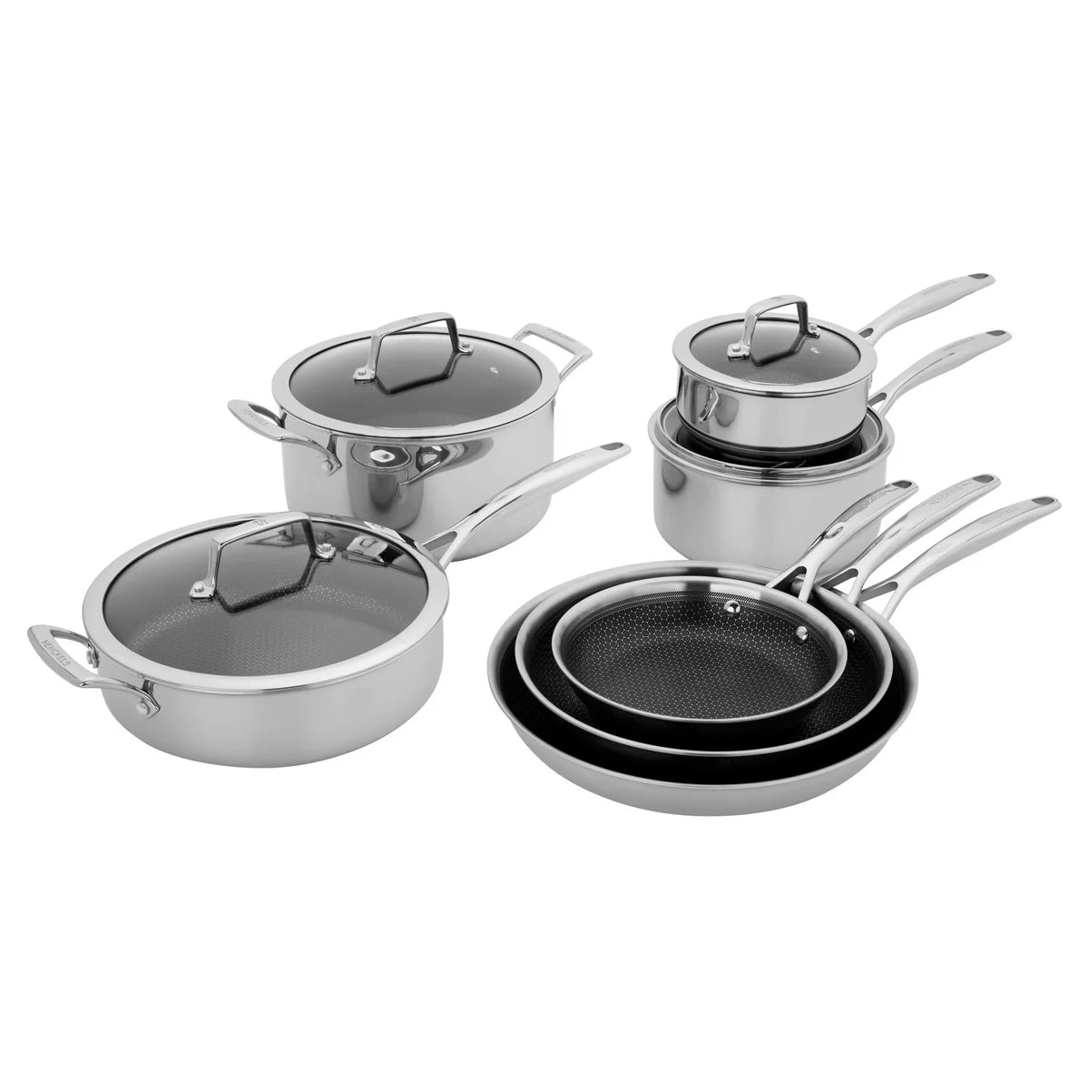 Henckels Paradigm Stainless Steel Cookware Set, 11-piece
