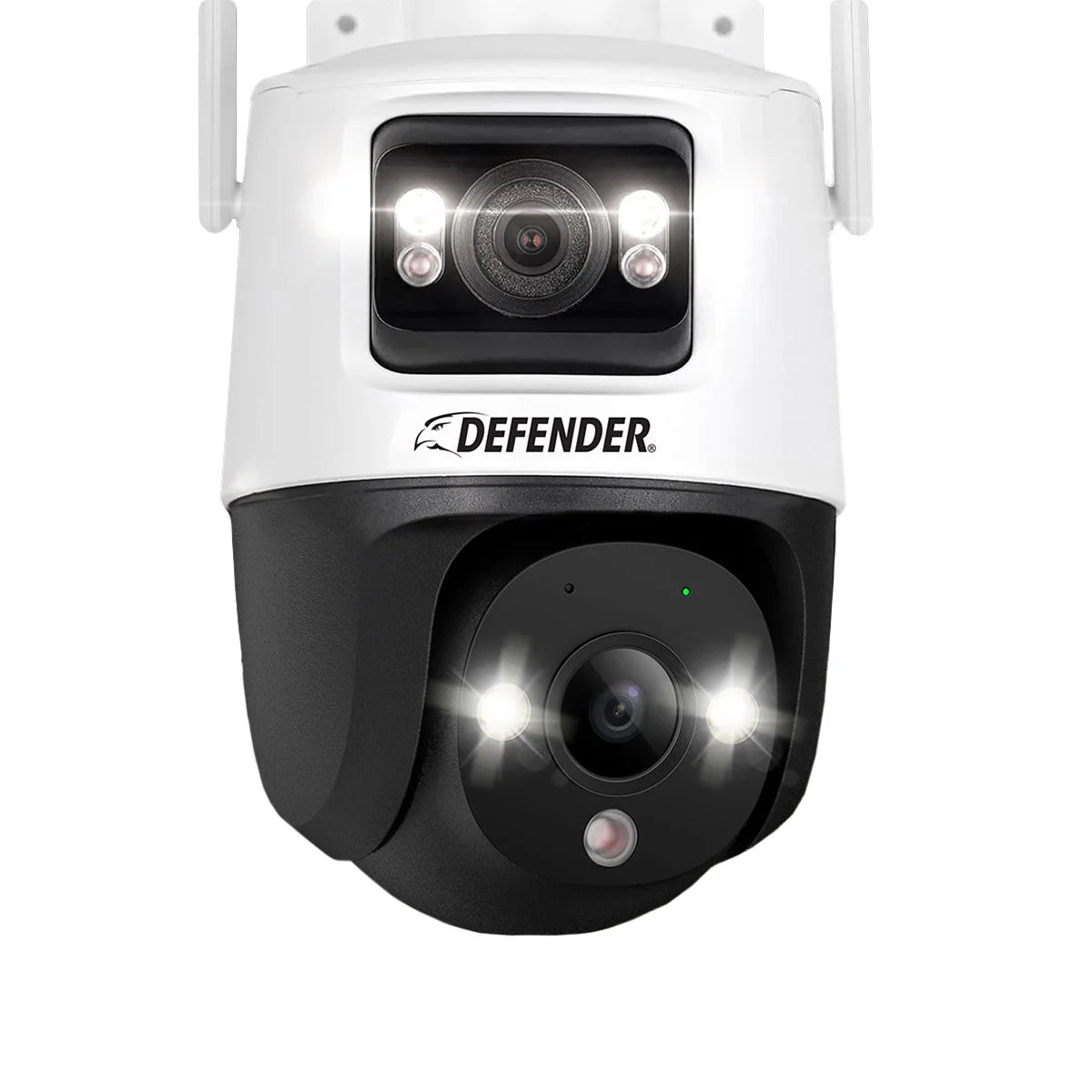 Defender AI POWERED Guard Pro 3K PLUS Dual Lens PTZ Wi-Fi Plug-in Security Cameras