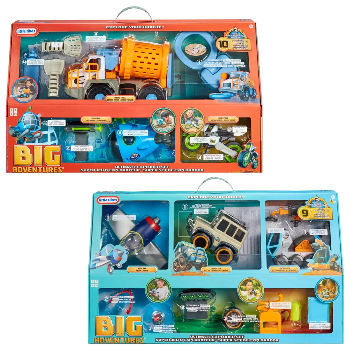LITTLE TIKES BIG ADVENTURES 3-PACK ASSORTMENT