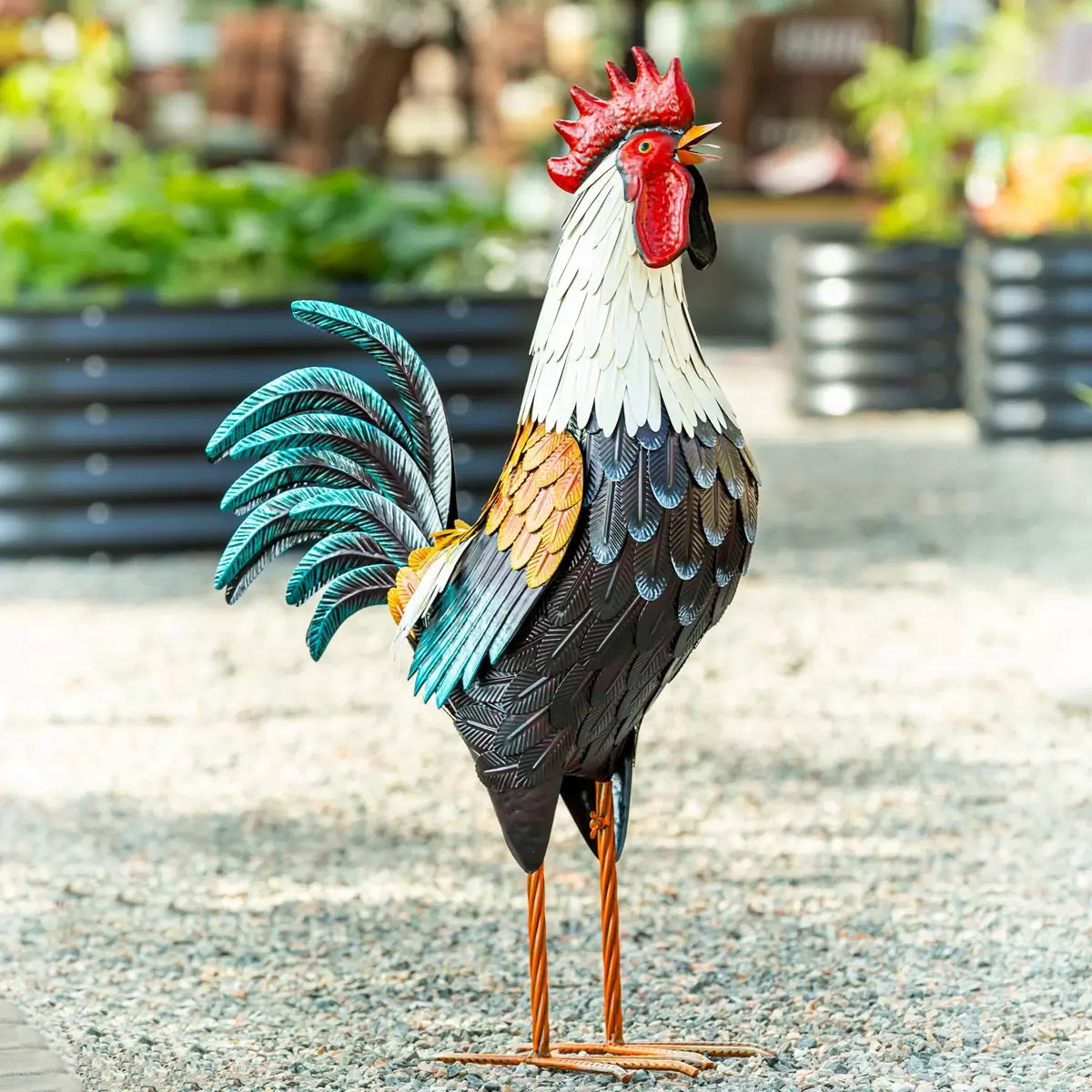 FARMHOUSE METAL ROOSTER