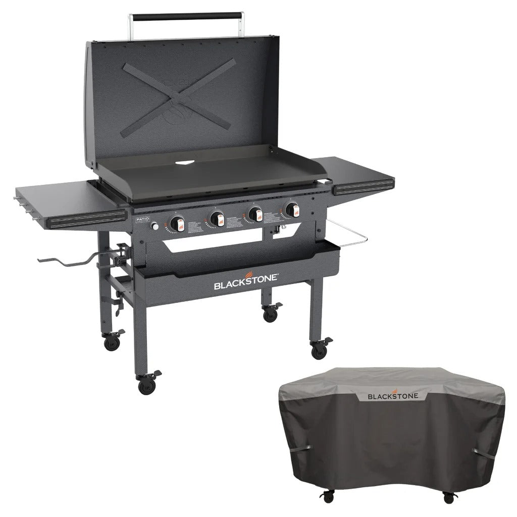 Blackstone 36” Omnivore Griddle with Hinged Hood and Soft Cover