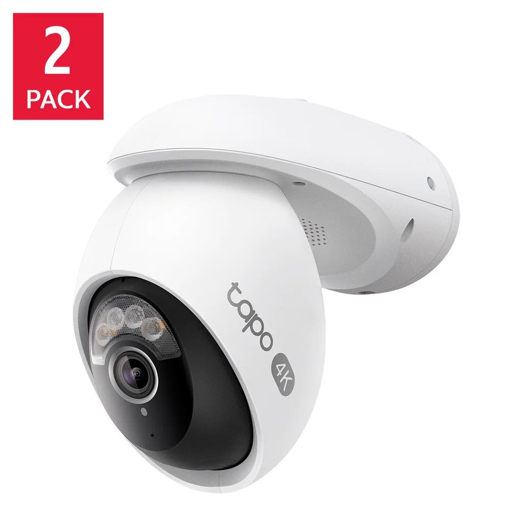 TP-Link Tapo C260 4K Wi-fi PTZ Security Camera - 2 Pack