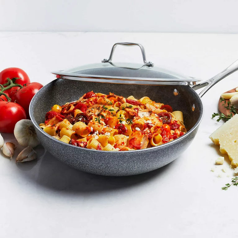 Henckels Capri Granitium 4.4-Quart Non-Stick Perfect Pan with Lid