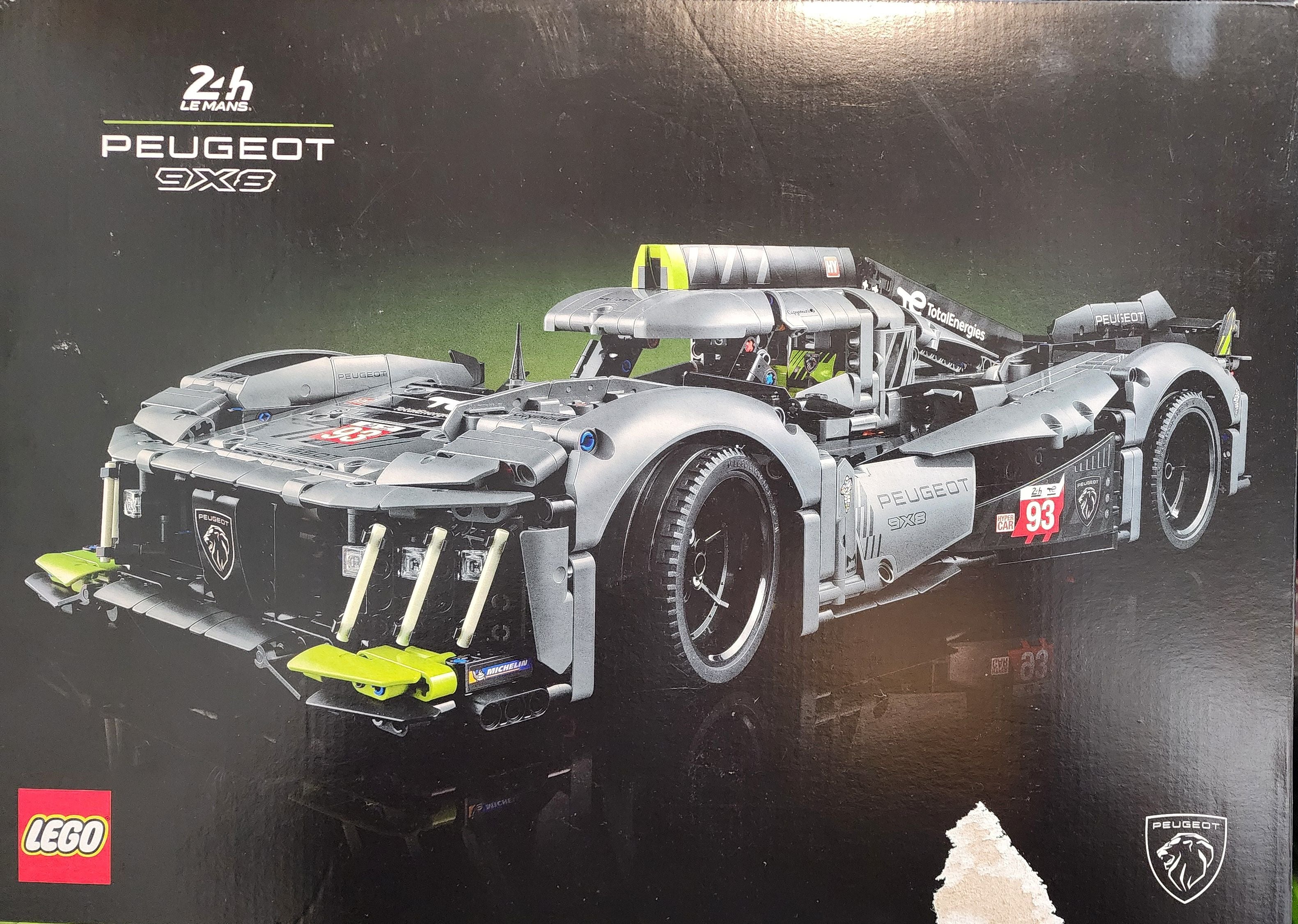 LEGO Technic PEUGEOT 9X8 24H Le Mans Hybrid Hypercar 42156 Model 42156 Item 2342156