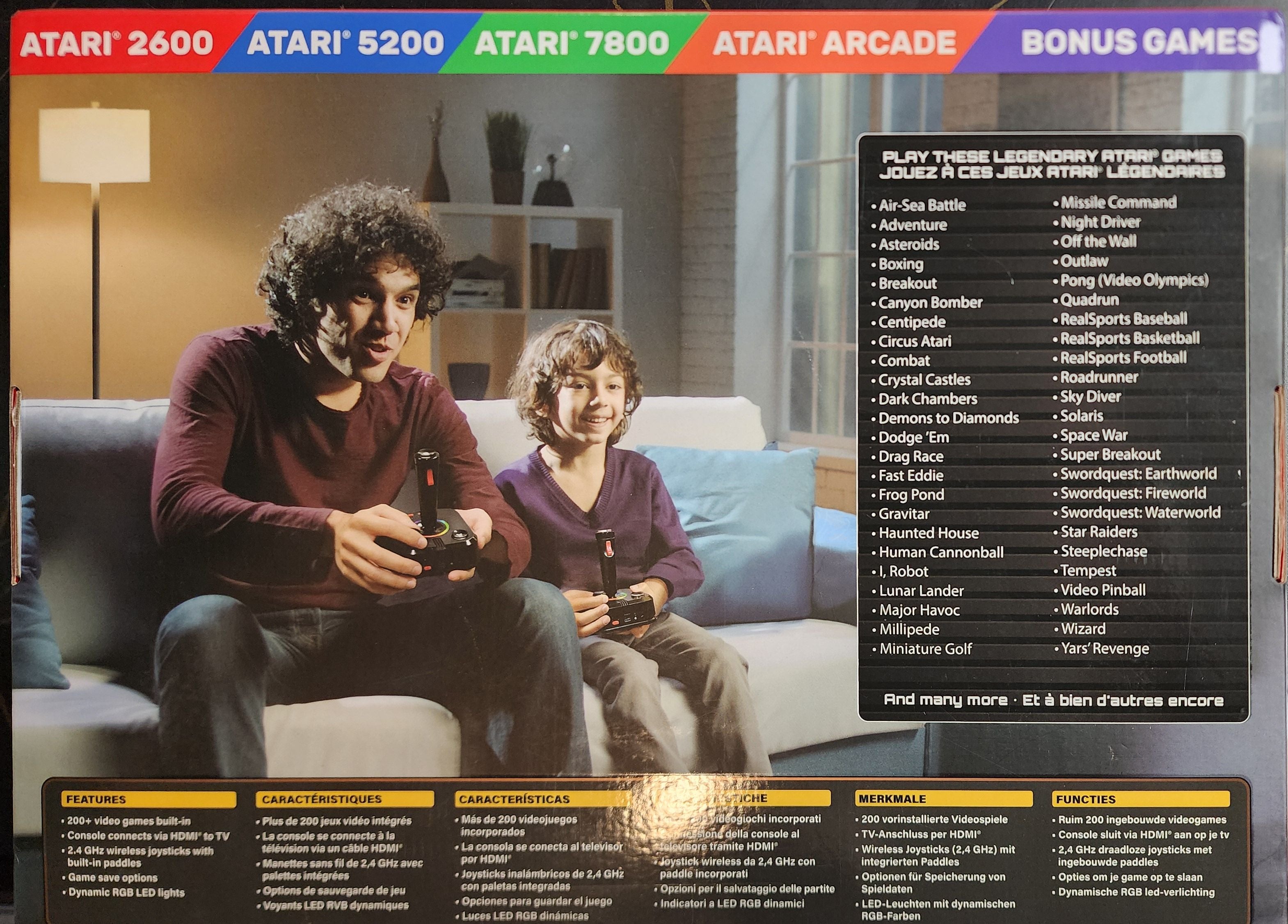 ATARI 200+ RETRO VIDEO GAME SYSTEM