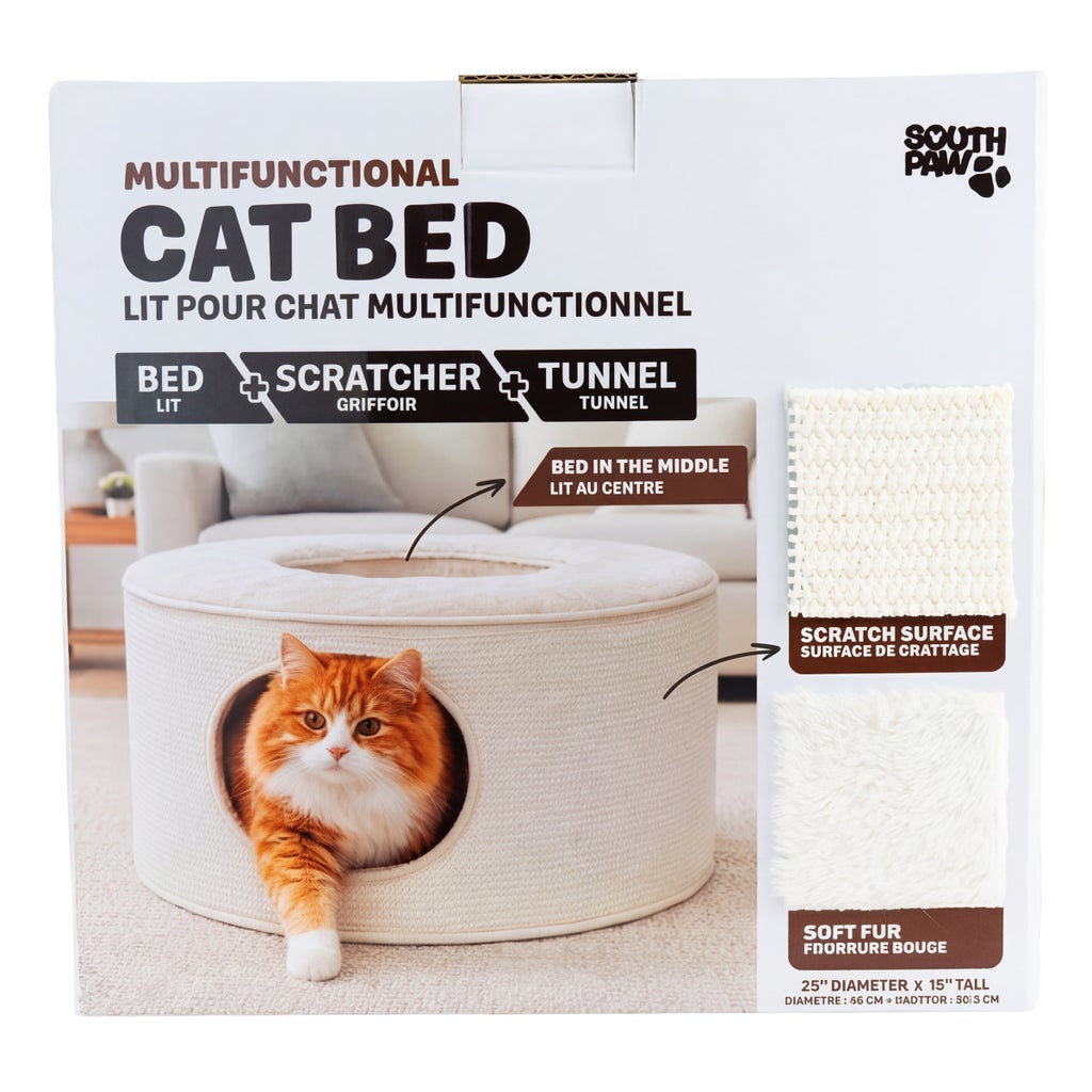 South Paw Multi–functional Cat Tunnel and Bed