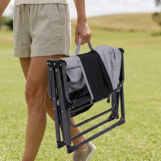 KingCamp Quick Fold Director's Chair with Oversized Seat