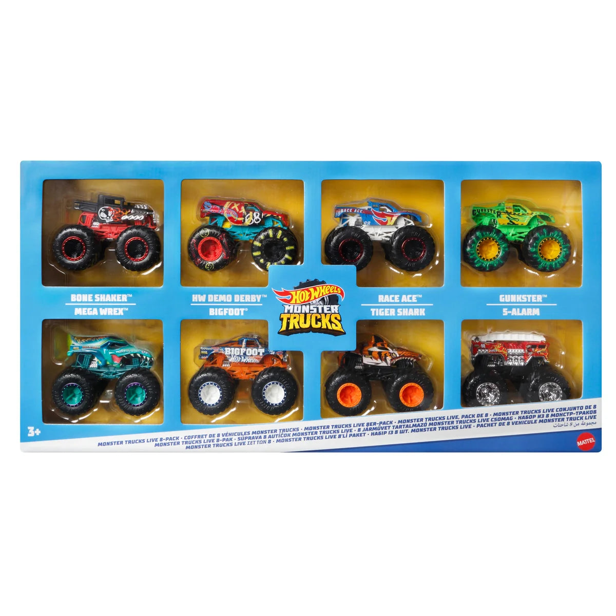 Hot Wheels Monster Trucks 8-pack