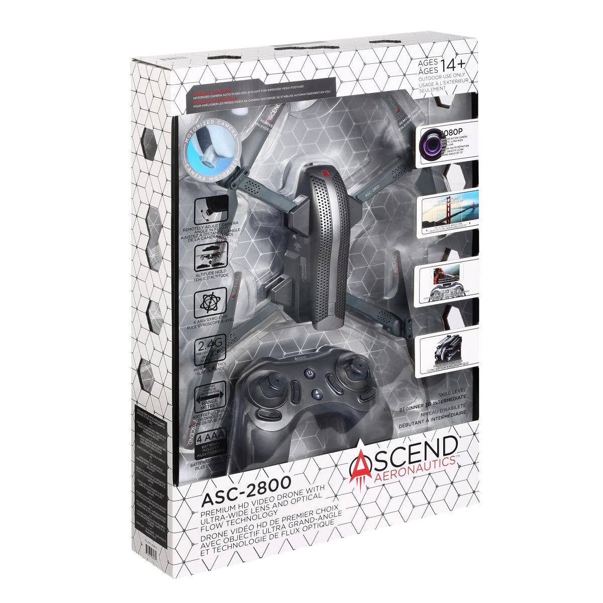 Premium HD Video Drone with Ultra-Wide Lens and Optical Flow Technology