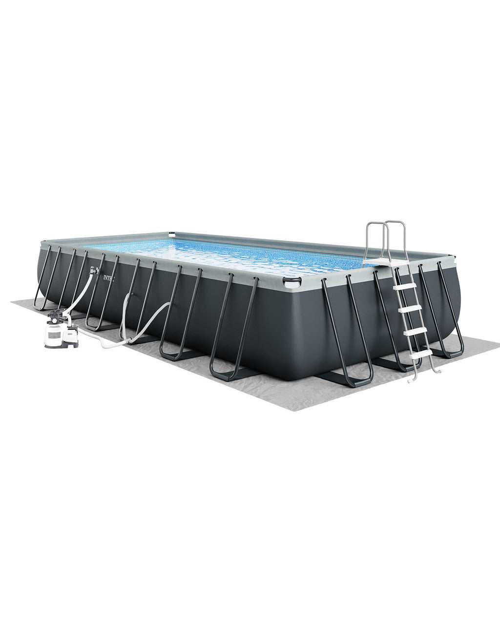 Intex 24 ft. x 12 ft. Ultra XTR Pool Set with Sand Filter & Saltwater System