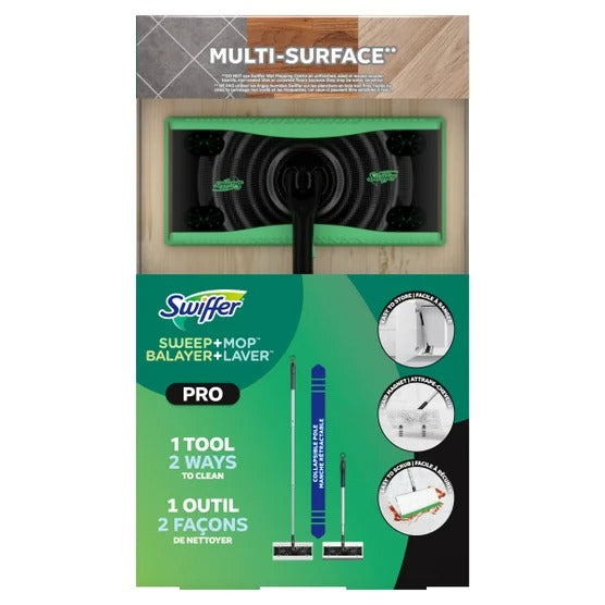 Swiffer Pro Sweep+Mop Starter Kit