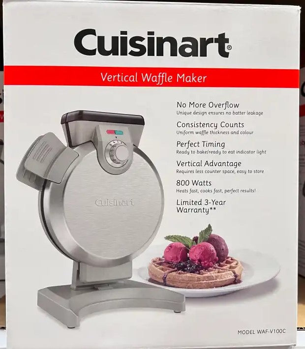 CUISINART VERTICAL WAFFLE MAKER