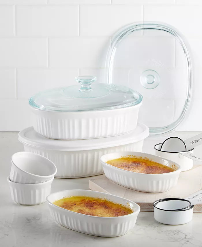 CORNINGWARE FREEZER TO OVEN SET 10 PIECES