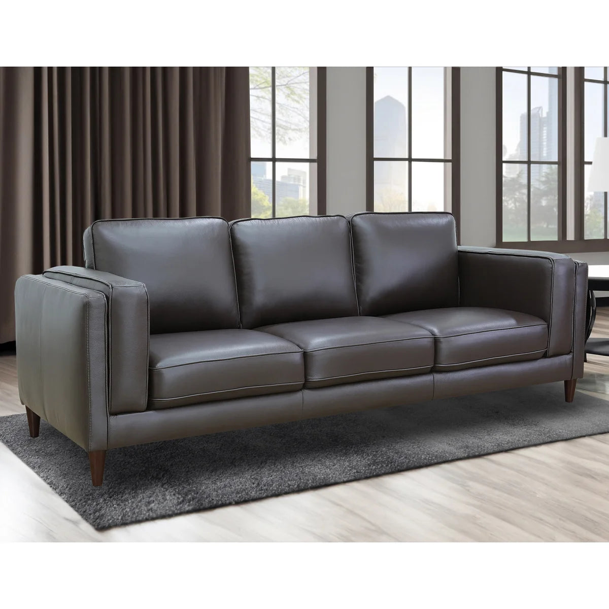 Kingsdown Top-grain Leather Sofa