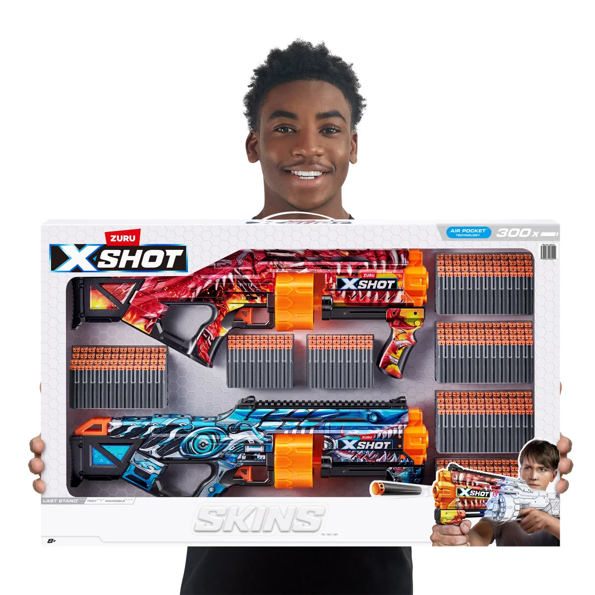 Zuru X-Shot Skins Last Stand Blaster, 2-pack