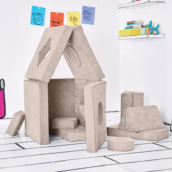 Yourigami 12-piece Kid's Convertible Play Fort