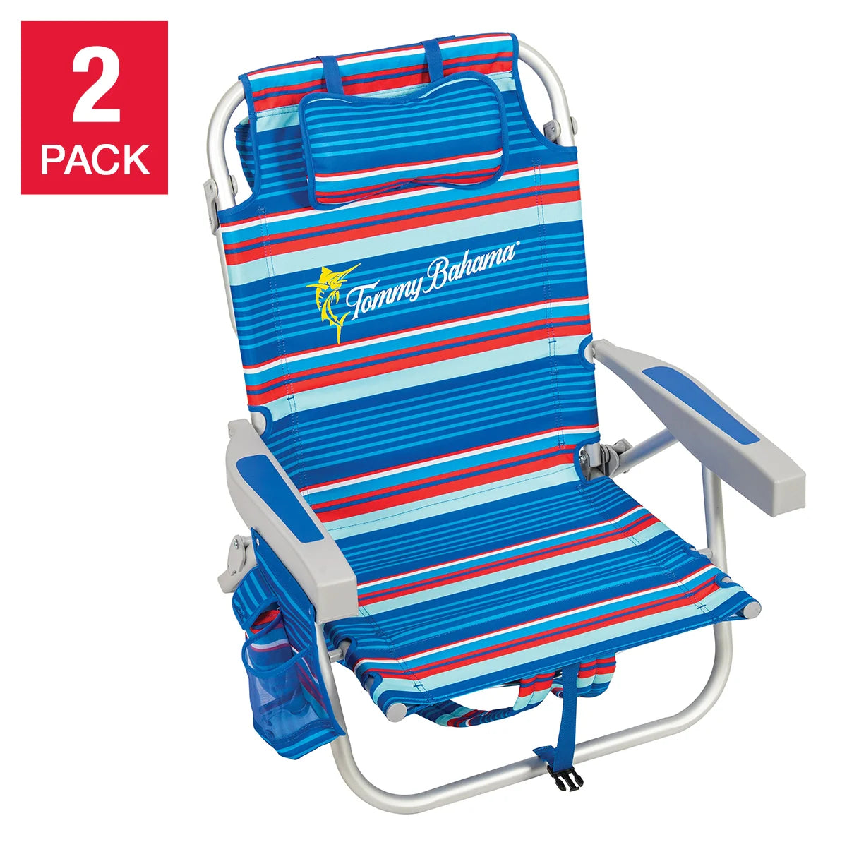 Tommy Bahama Backpack Beach Chair, 2-pack