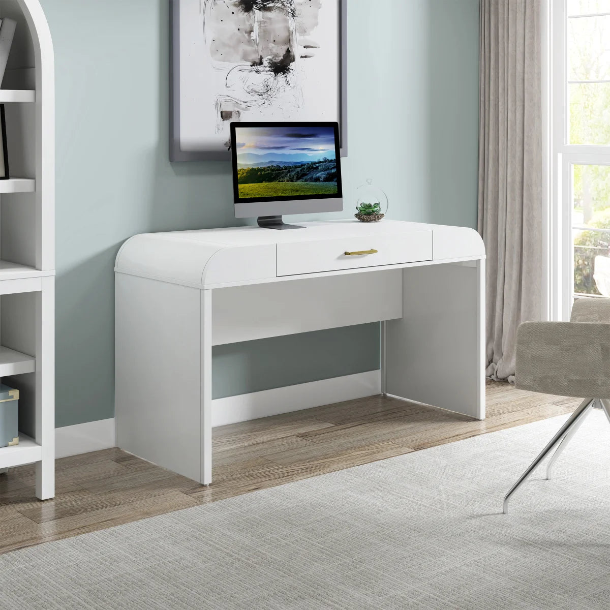 Tresanti Mia 137.2 cm (54 in.) Writing Desk (White)