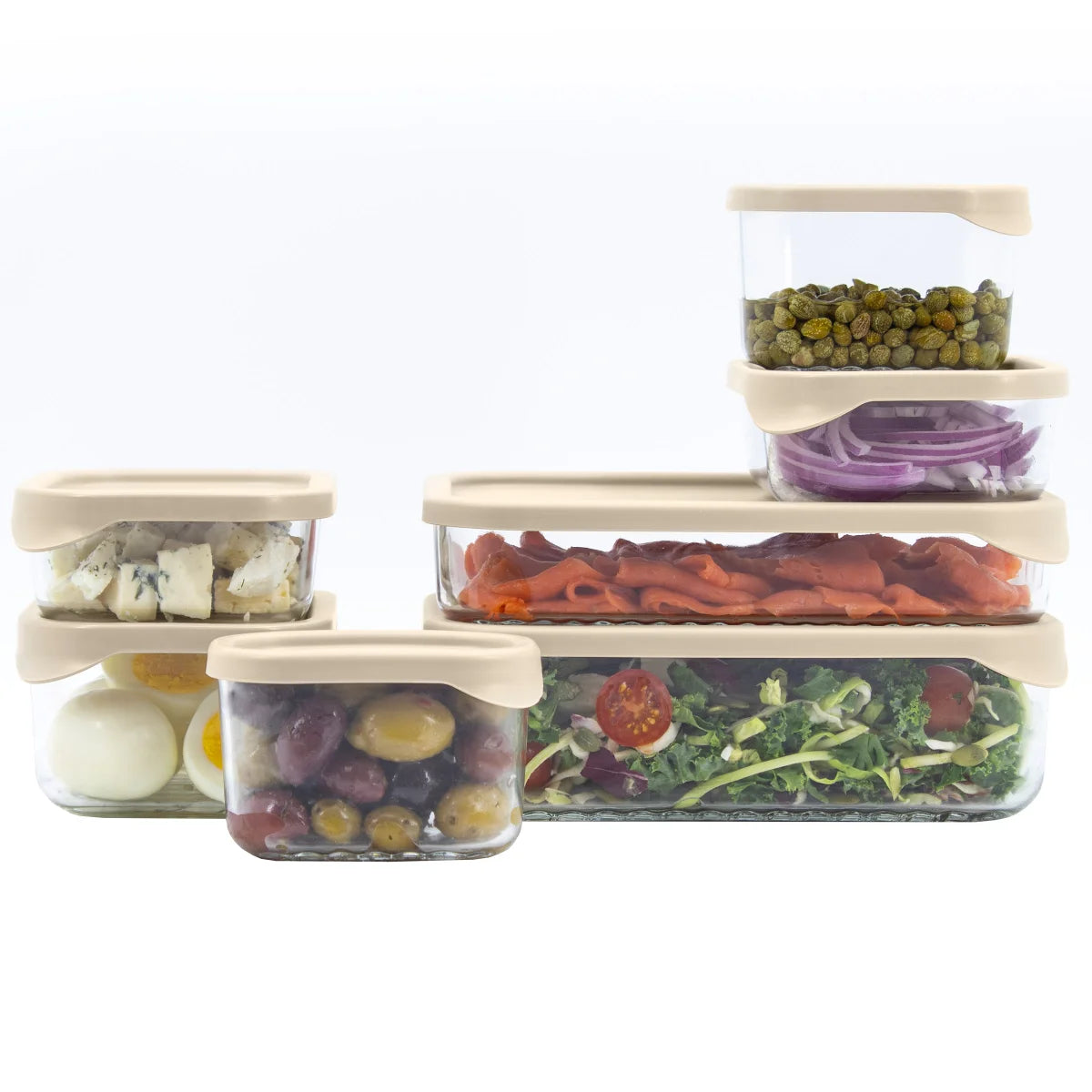 Glasslock Food Storage Set, 14-piece