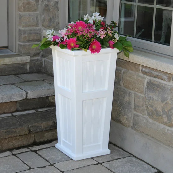 Cape Cod 32in Tall Self Watering Planter
