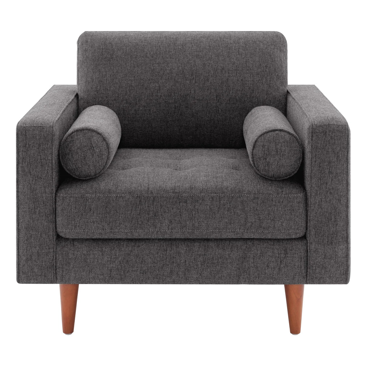 King Fabric Chair (Dark Grey)