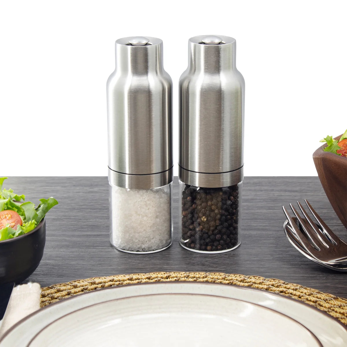 Kamenstein Gravity-Activated Salt & Pepper Grinder