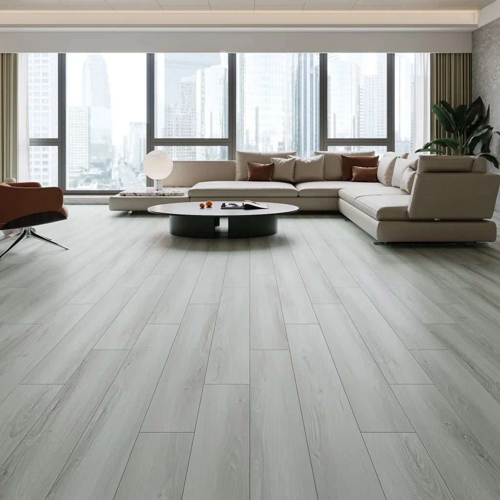 Kairos 19 cm (7.5 in.) Water Resistant Laminate Flooring (Moonstone colour)