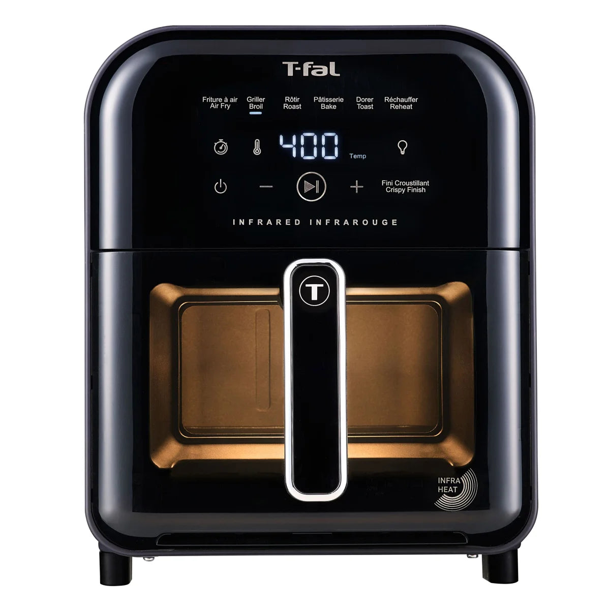 T-fal Infrared 6 L (6.3 qt.) 2.0 Air Fryer with Infra-Heat Technology