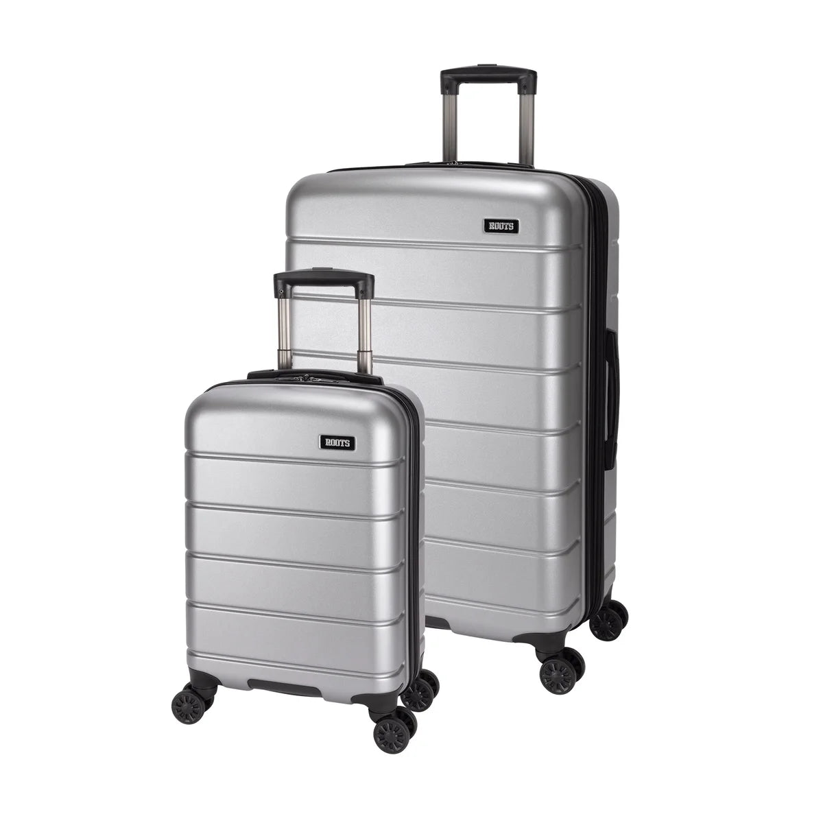 Roots Territory 2-piece Hardside Luggage Set (Silver)