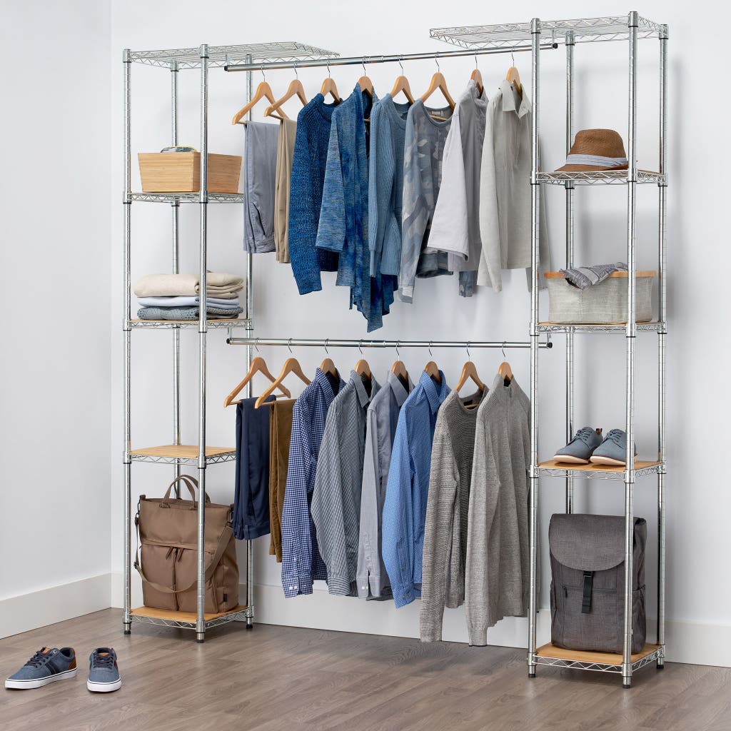 Trinity Expandable Closet Organizer (Chrome)